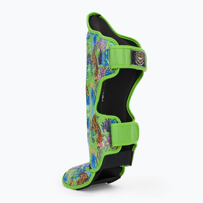 Top King Wild Tiger tibia and foot protectors green 3