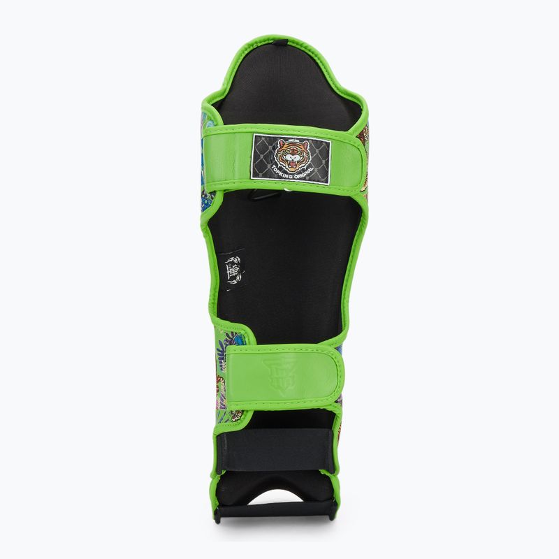 Top King Wild Tiger tibia and foot protectors green 5
