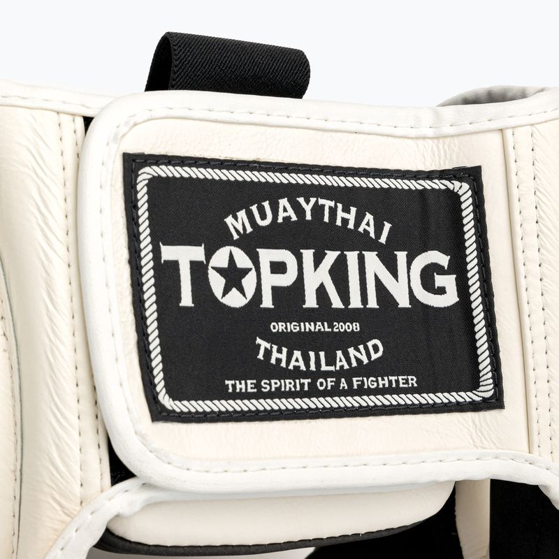 Boxing helmet Top King Full Coverage white 4