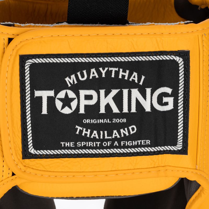 Boxing helmet Top King Full Coverage yellow 4