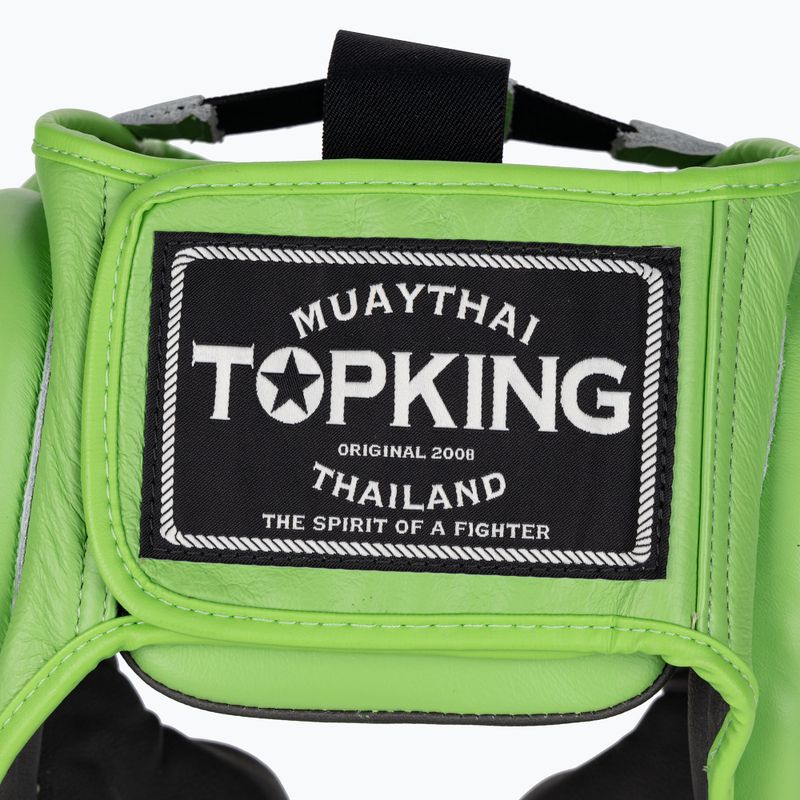 Boxing helmet Top King Full Coverage green 5
