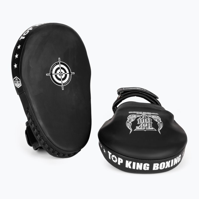 Top King Focus Mitts Extreme black training shields 2