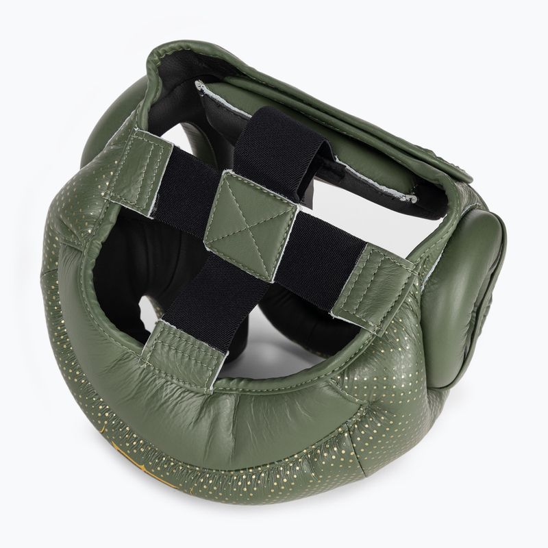 Top King Kanok khaki boxing helmet 6