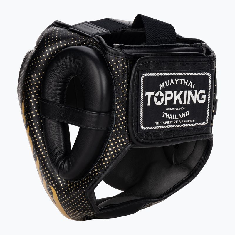 Top King Kanok black boxing helmet 3