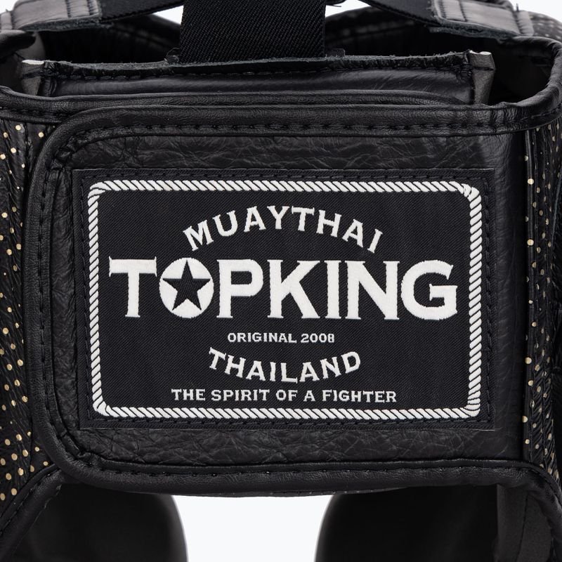 Top King Kanok black boxing helmet 5