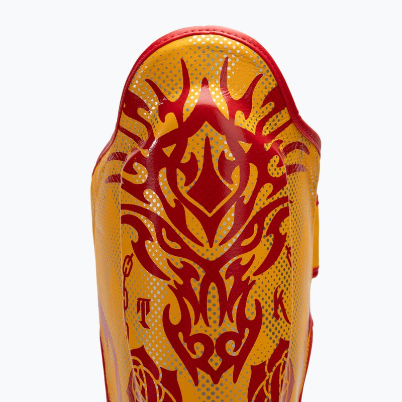 Top King Dragon yellow tibia and foot protectors 3