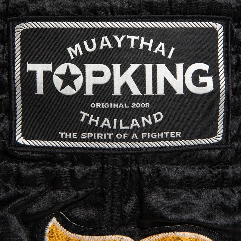 Top King Thai Boxing training shorts black/gold 3