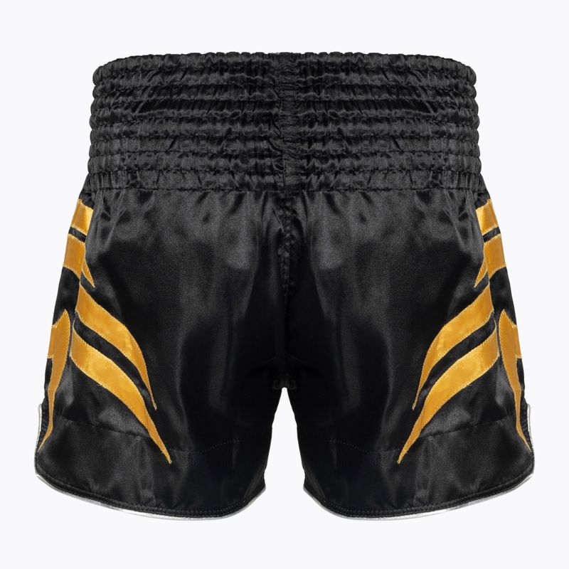 Top King Kickboxing training shorts black/gold 2