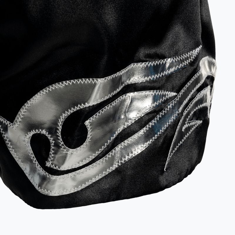 Top King Kickboxing training shorts black/silver 6