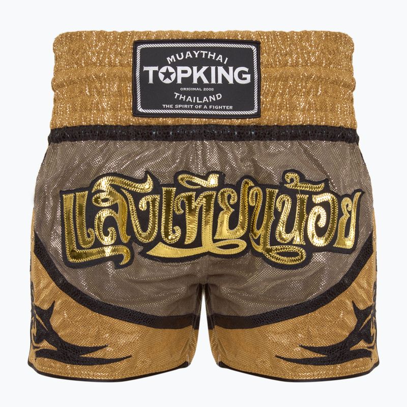 Training shorts Top King Kickboxing yellow