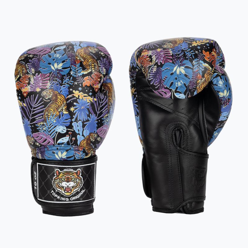 Top King Boxing Gloves Wild Tiger black