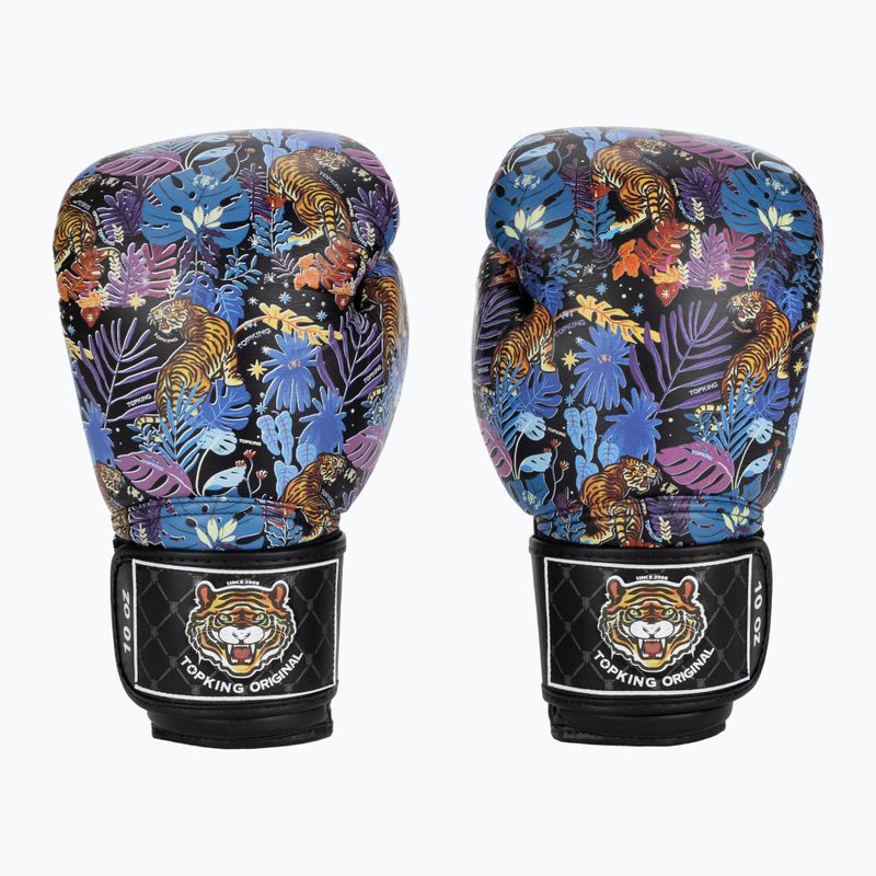 Top King Boxing Gloves Wild Tiger black