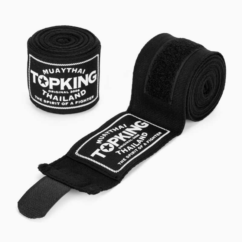 Top King boxing bandages 400 cm black