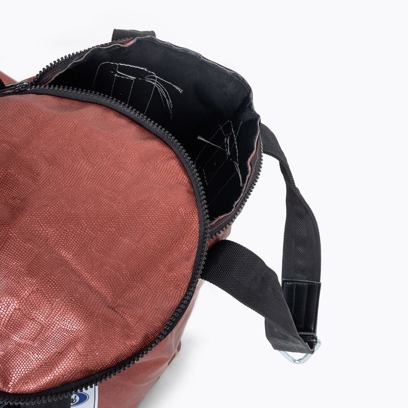Fairtex 6FT Muaythai Banana Bag "Python Print" Collection boxing bag - unfilled red 4