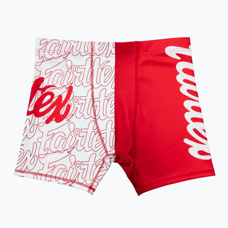 Fairtex Vale Tudo CP4 red training shorts