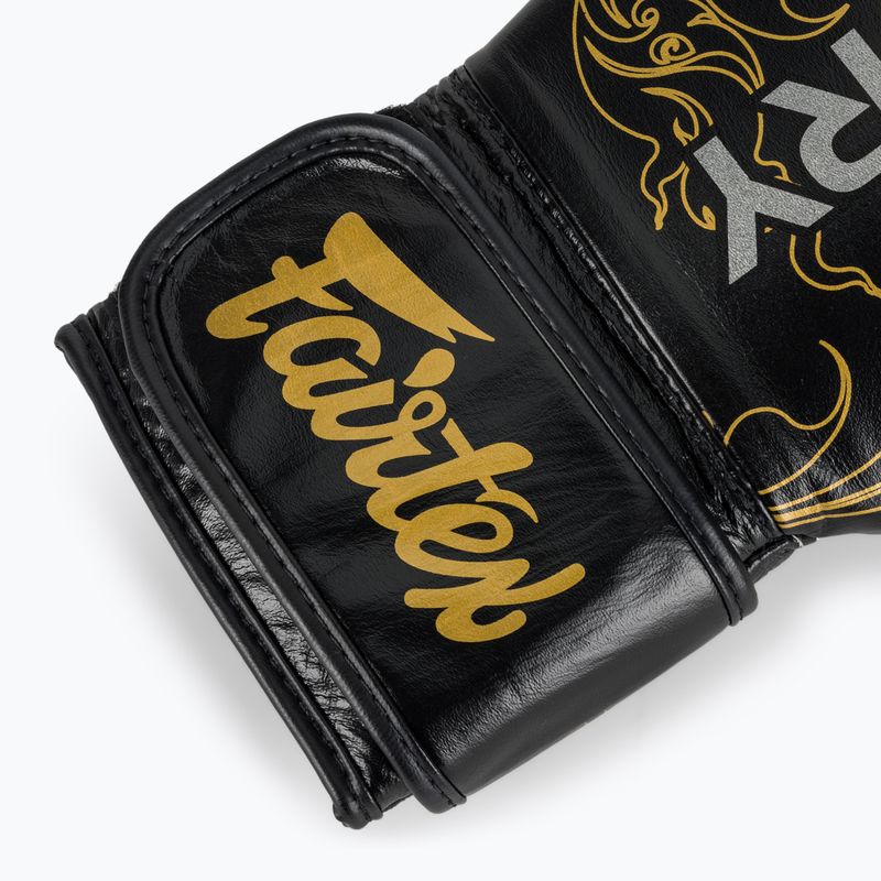 Fairtex Glory Kickboxing Competition Training Boxing Gloves black/gold 6