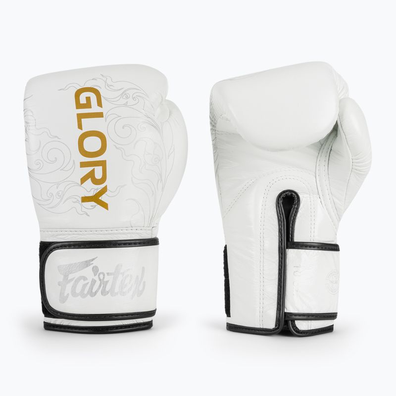 Fairtex Glory Kickboxing Competition Training Boxing Gloves white