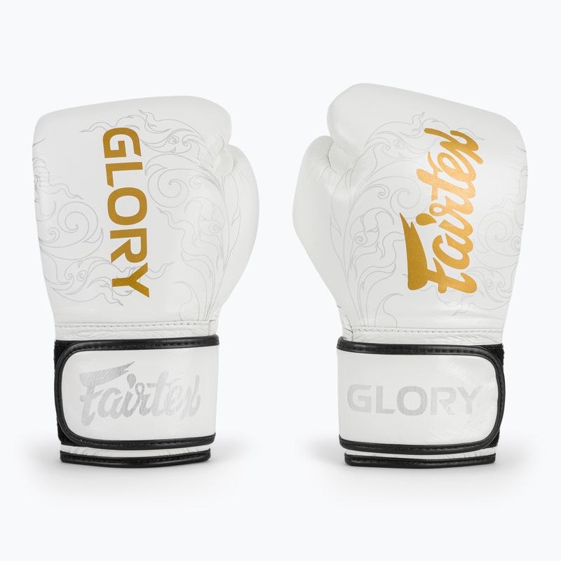 Fairtex Glory Kickboxing Competition Training Boxing Gloves white 2