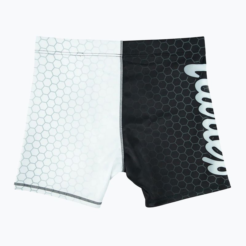 Fairtex Vale Tudo CP7 black/white training shorts 2