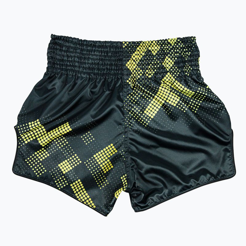 Fairtex Muay Thai S1931 Heart of Gold black/gold training shorts 2