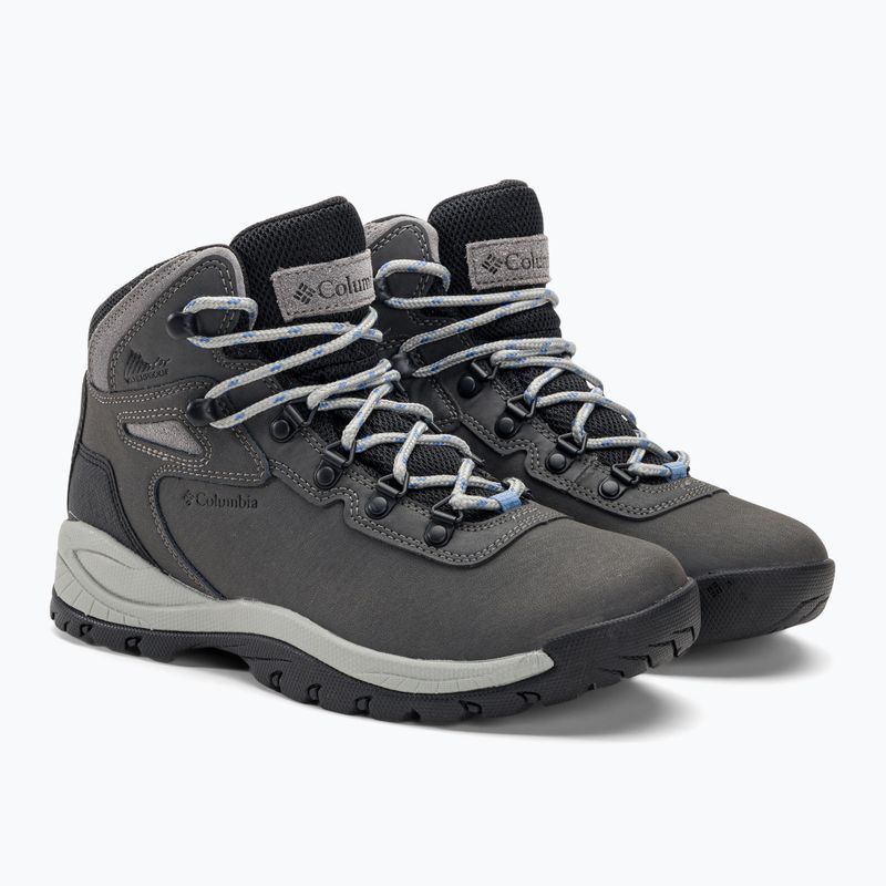 Columbia Newton Ridge Plus quarry/cool wave women's trekking boot 4