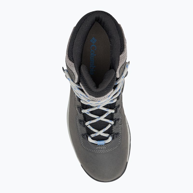 Columbia Newton Ridge Plus quarry/cool wave women's trekking boot 6
