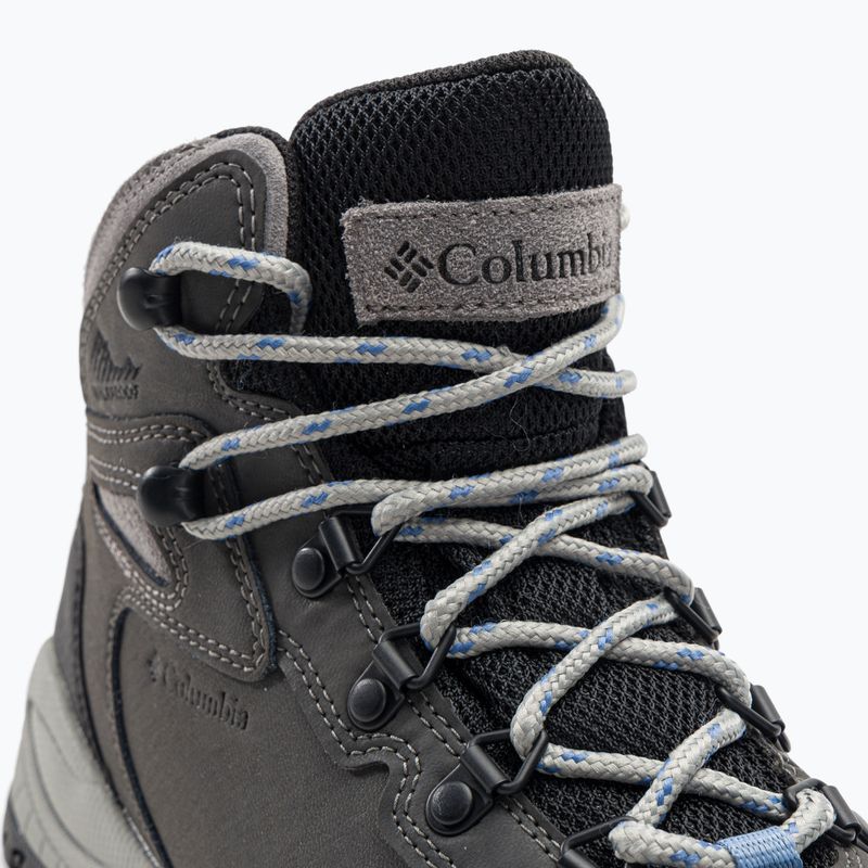 Columbia Newton Ridge Plus quarry/cool wave women's trekking boot 8