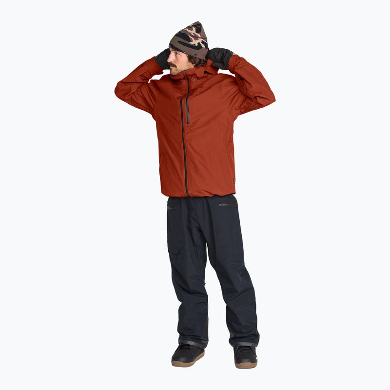 Men's snowboard jacket Volcom L Gore-Tex Jacket burnt orange 2