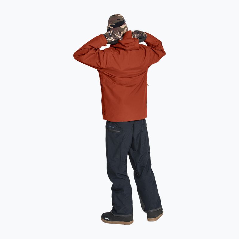 Men's snowboard jacket Volcom L Gore-Tex Jacket burnt orange 3