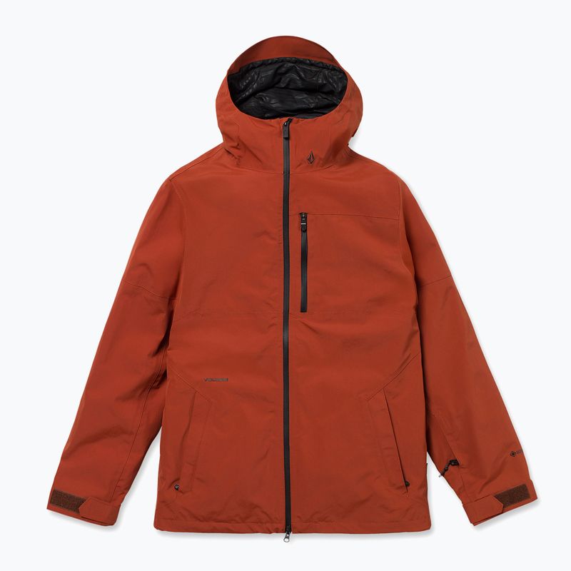 Men's snowboard jacket Volcom L Gore-Tex Jacket burnt orange 9