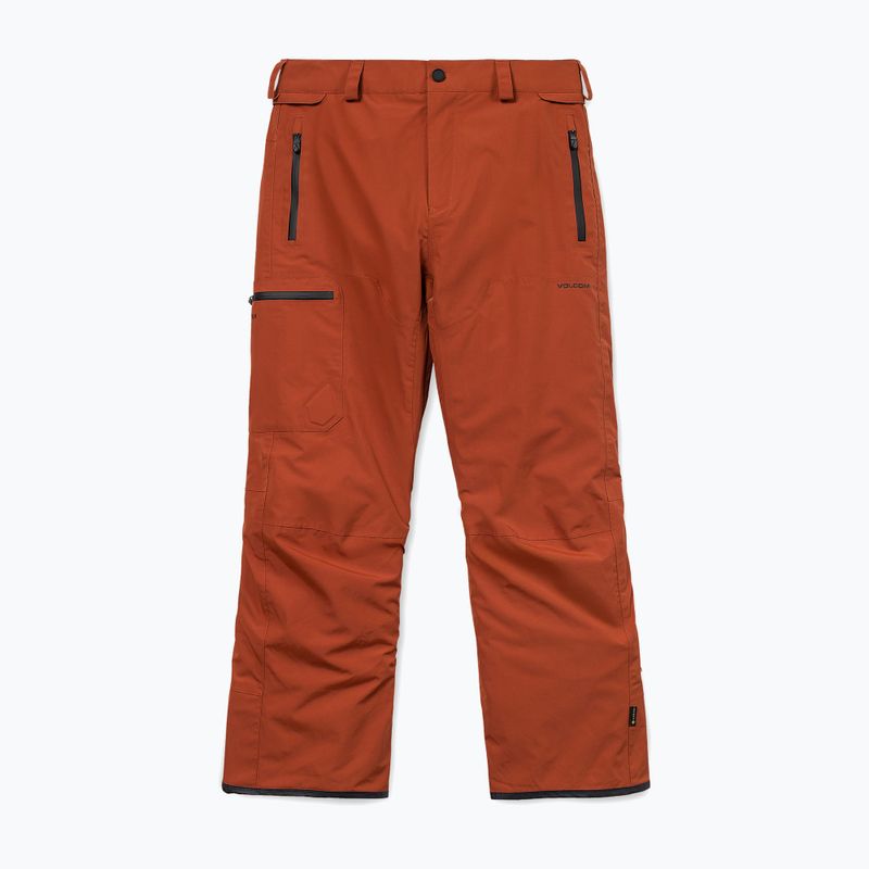Men's snowboard trousers Volcom L Gore-Tex Pant Burnt Orange 10