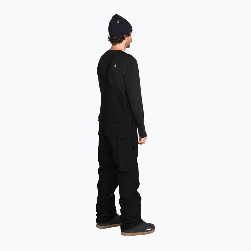 Men's snowboard trousers Volcom Roan Bib Overall 2026 black 3