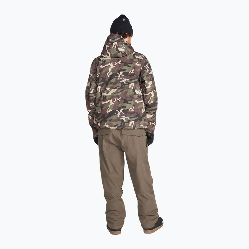 Men's snowboard trousers Volcom Roan Bib Overall teak 5
