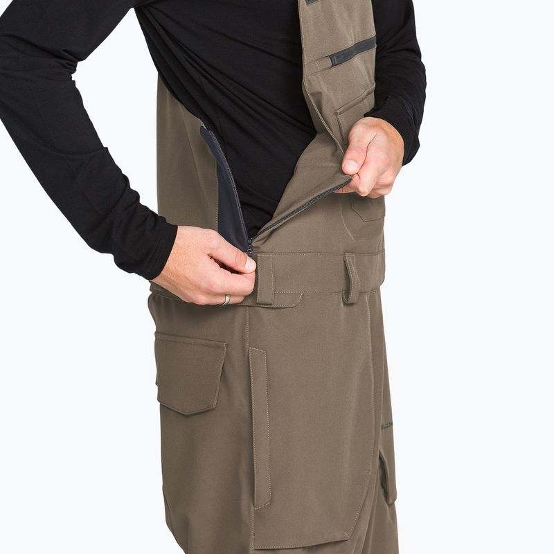 Men's snowboard trousers Volcom Roan Bib Overall teak 6