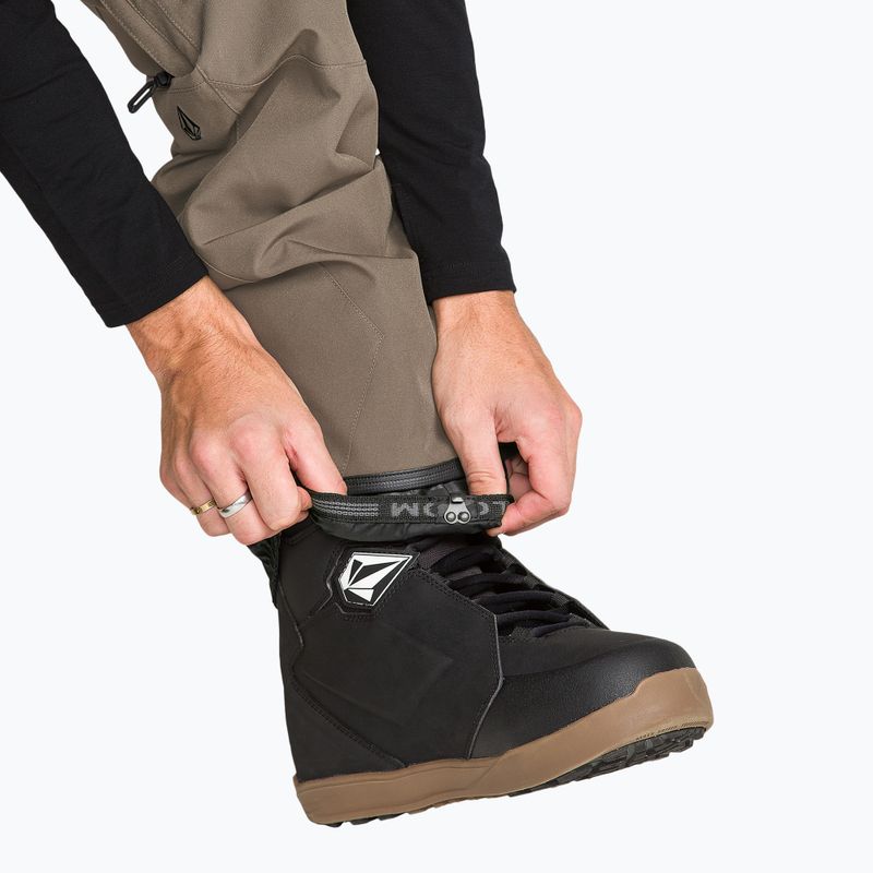Men's snowboard trousers Volcom Roan Bib Overall teak 8