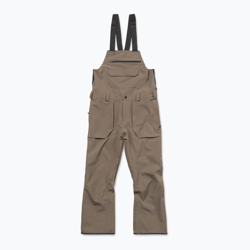 Men's snowboard trousers Volcom Roan Bib Overall teak 9