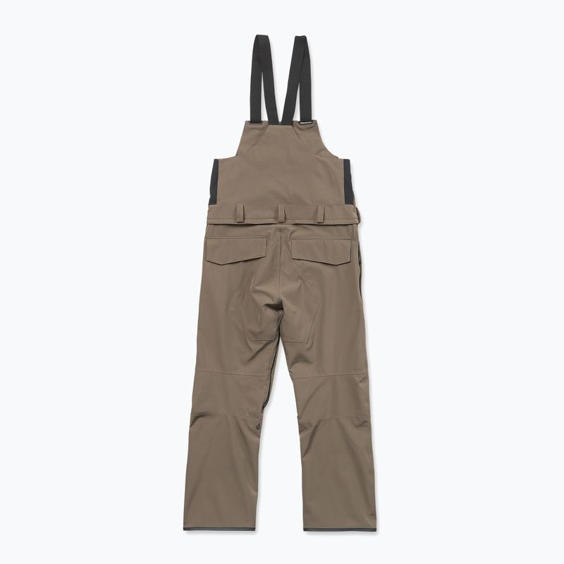 Men's snowboard trousers Volcom Roan Bib Overall teak 10