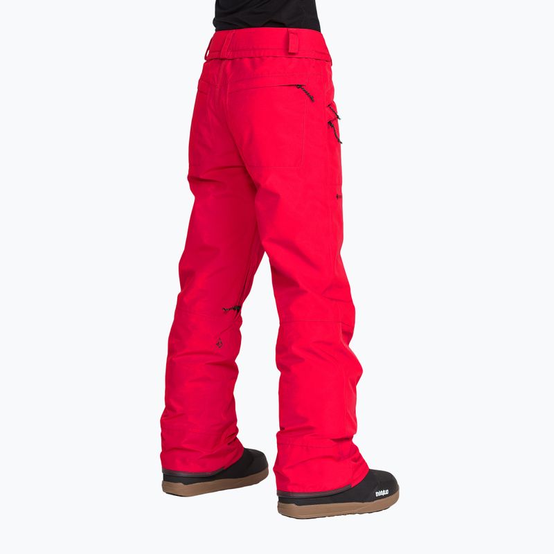 Women's snowboard trousers Volcom Kanyon Insulated Gore Pant bright cherry 5