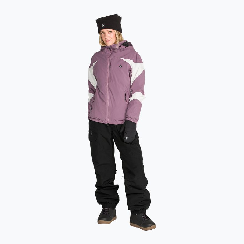 Women's snowboard trousers Volcom Crestron 3D Stretch Bib Overall black 4