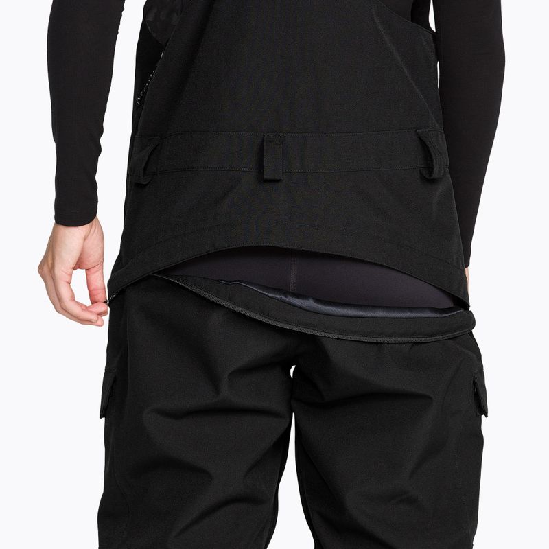 Women's snowboard trousers Volcom Crestron 3D Stretch Bib Overall black 7