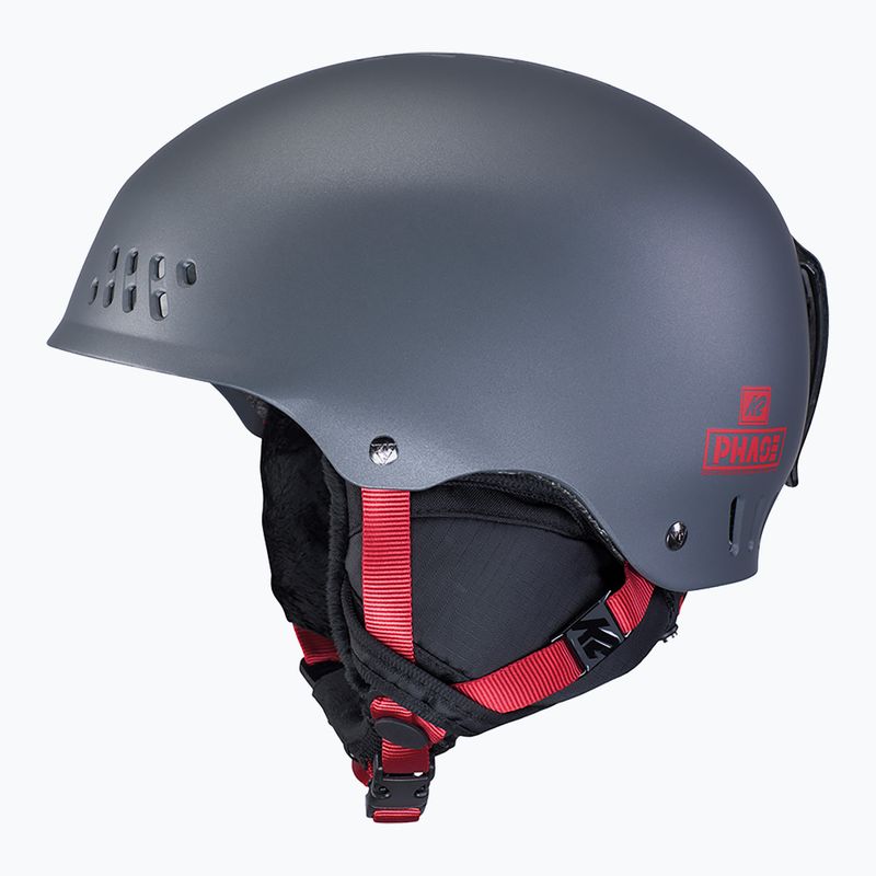 K2 Phase Pro gunmetal ski helmet 6