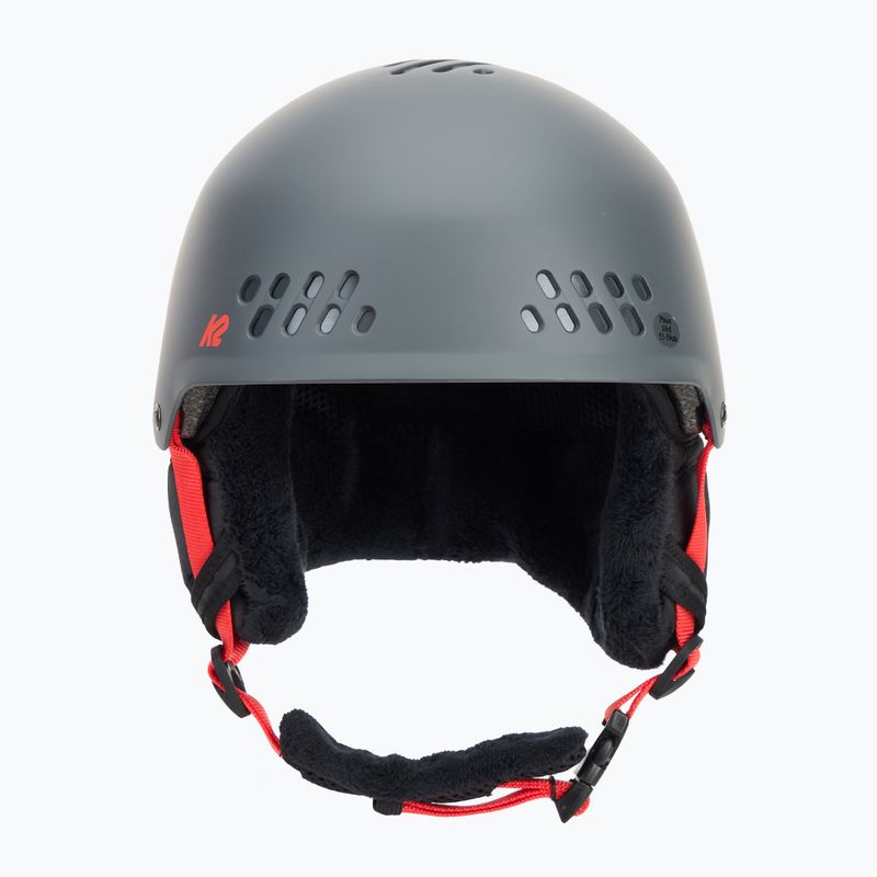 K2 Phase Pro gunmetal ski helmet 2