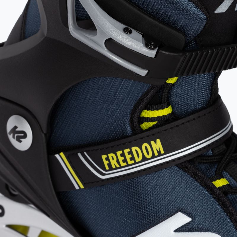 Men's skates K2 Freedom Alu 80 navy blue 30E0341 5