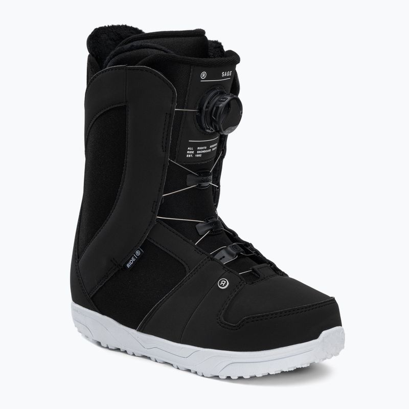 Women's snowboard boots RIDE SAGE black 12E2017.1.1