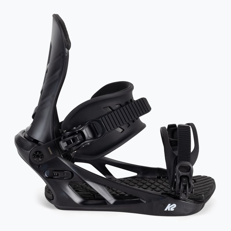 K2 Sonic grey snowboard bindings 11E1005 2