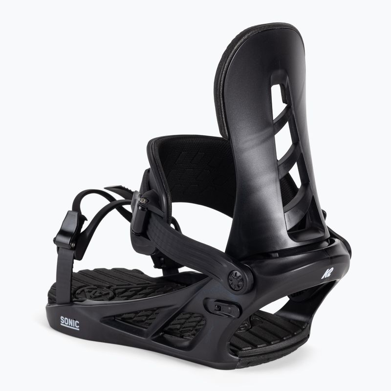 K2 Sonic grey snowboard bindings 11E1005 3