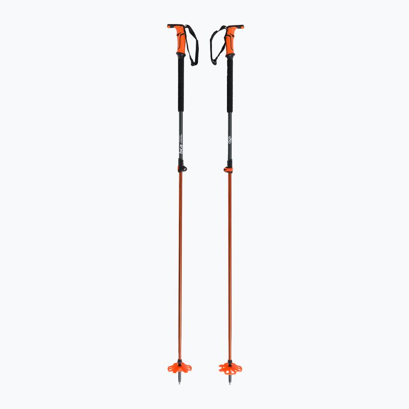 BCA Scepter Alu black-orange ski poles 23E0201/11