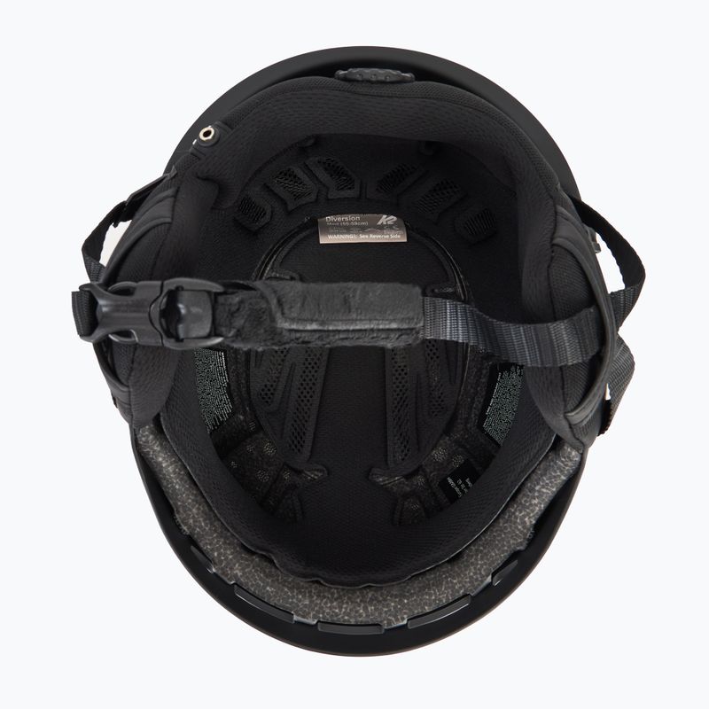 K2 Diversion gunmetal/black ski helmet 5