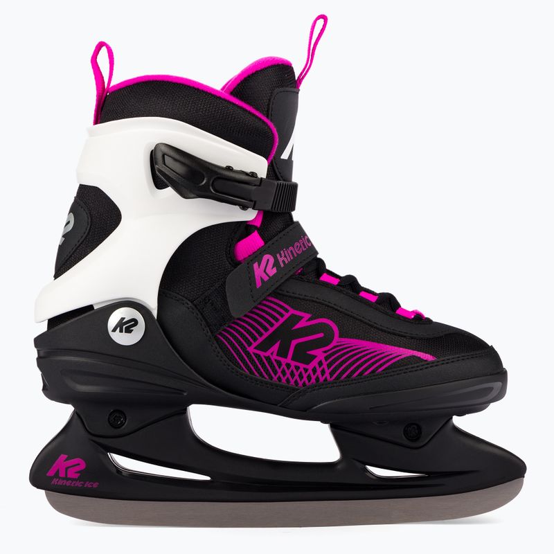 Women's skates K2 Kinetic Ice W black/pink 25E0240 2