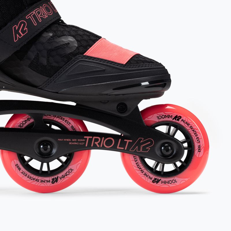 Women's roller skates K2 Trio LT 100 black 30F0128.1.1.065 6
